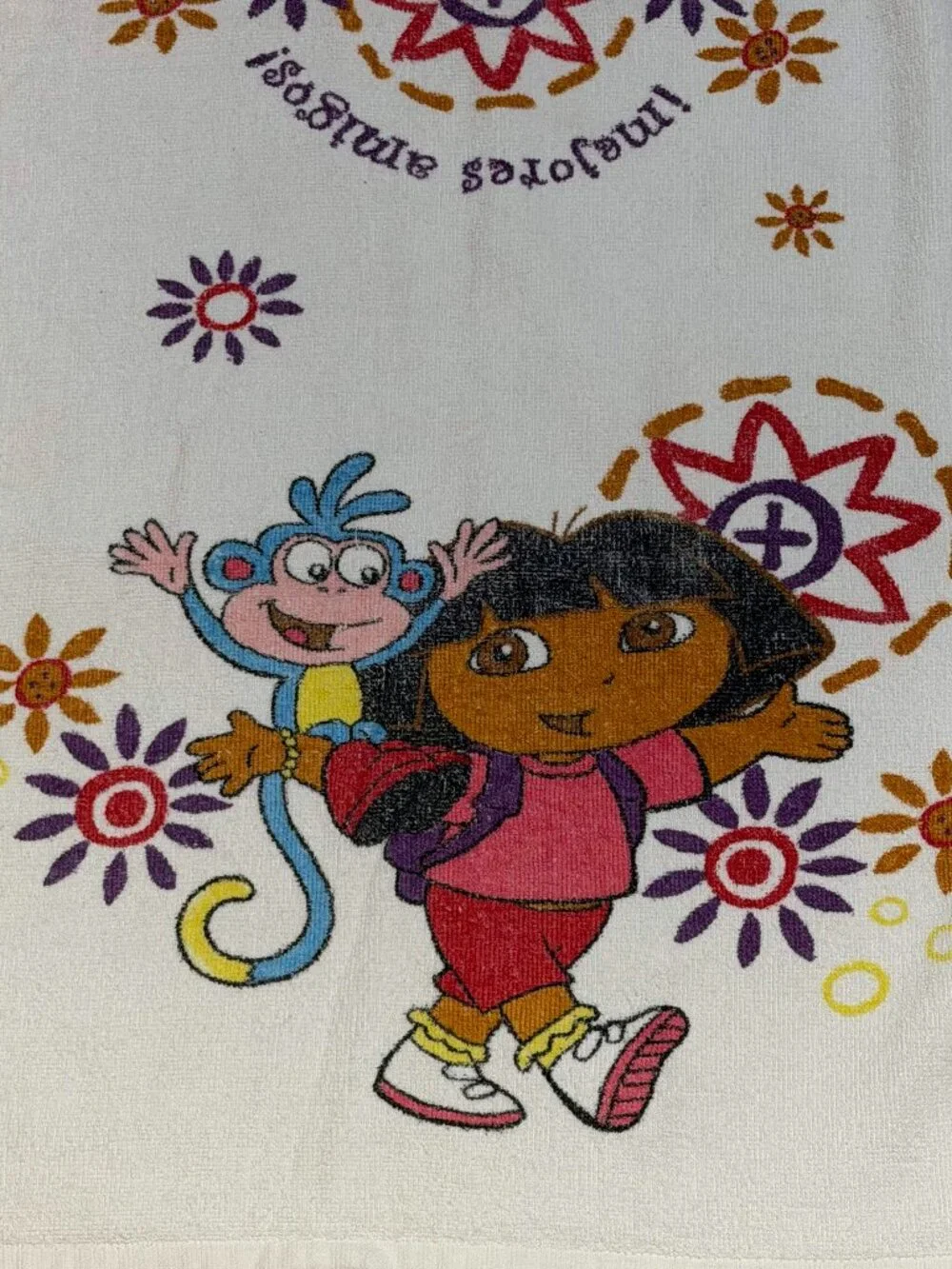 Dora the Explorer Kids Beach and Bath Towels Vintage y2k